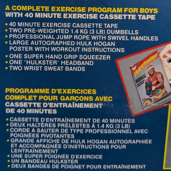 Vtg 1985 WWF Hulk Hogan's Hulkamania Deluxe Workout Set Brand New/Sealed. LJN - Picture 10 of 17